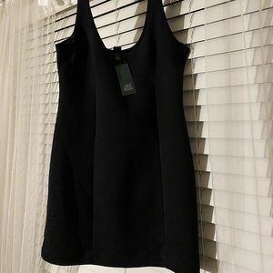 NEW BLACK CORSET MINI DRESS